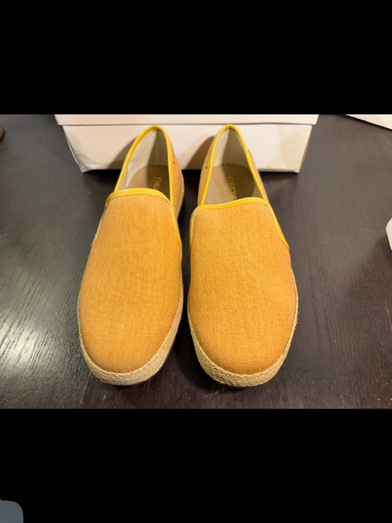Geox Respira Copacabana 9 Espadrille Slip on Loafers Shoes Curry Mens 11 main image 5